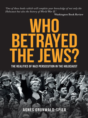 cover image of Who Betrayed the Jews?